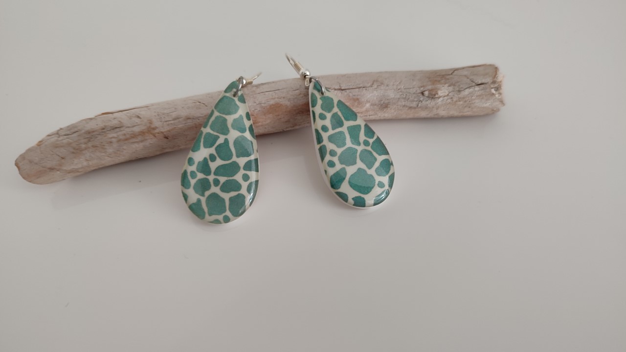 Boucles d'oreilles motif ethnique – Image 3