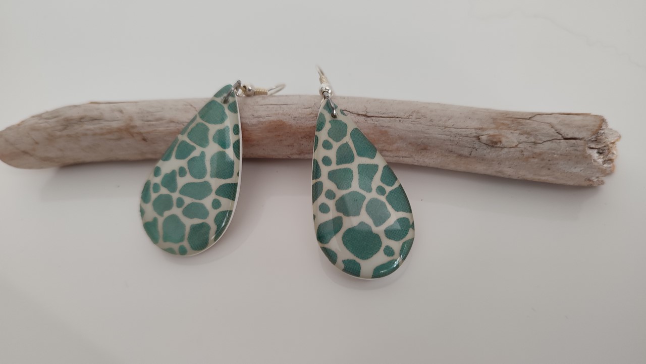 Boucles d'oreilles motif ethnique – Image 2