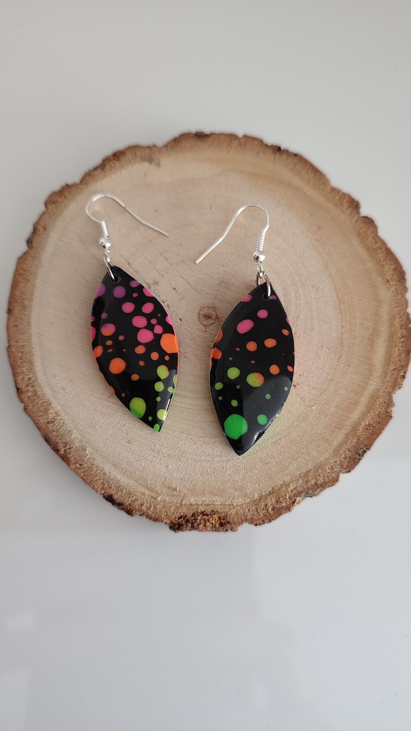 Boucles d'oreilles Arc-en-ciel Lunaire – Image 3