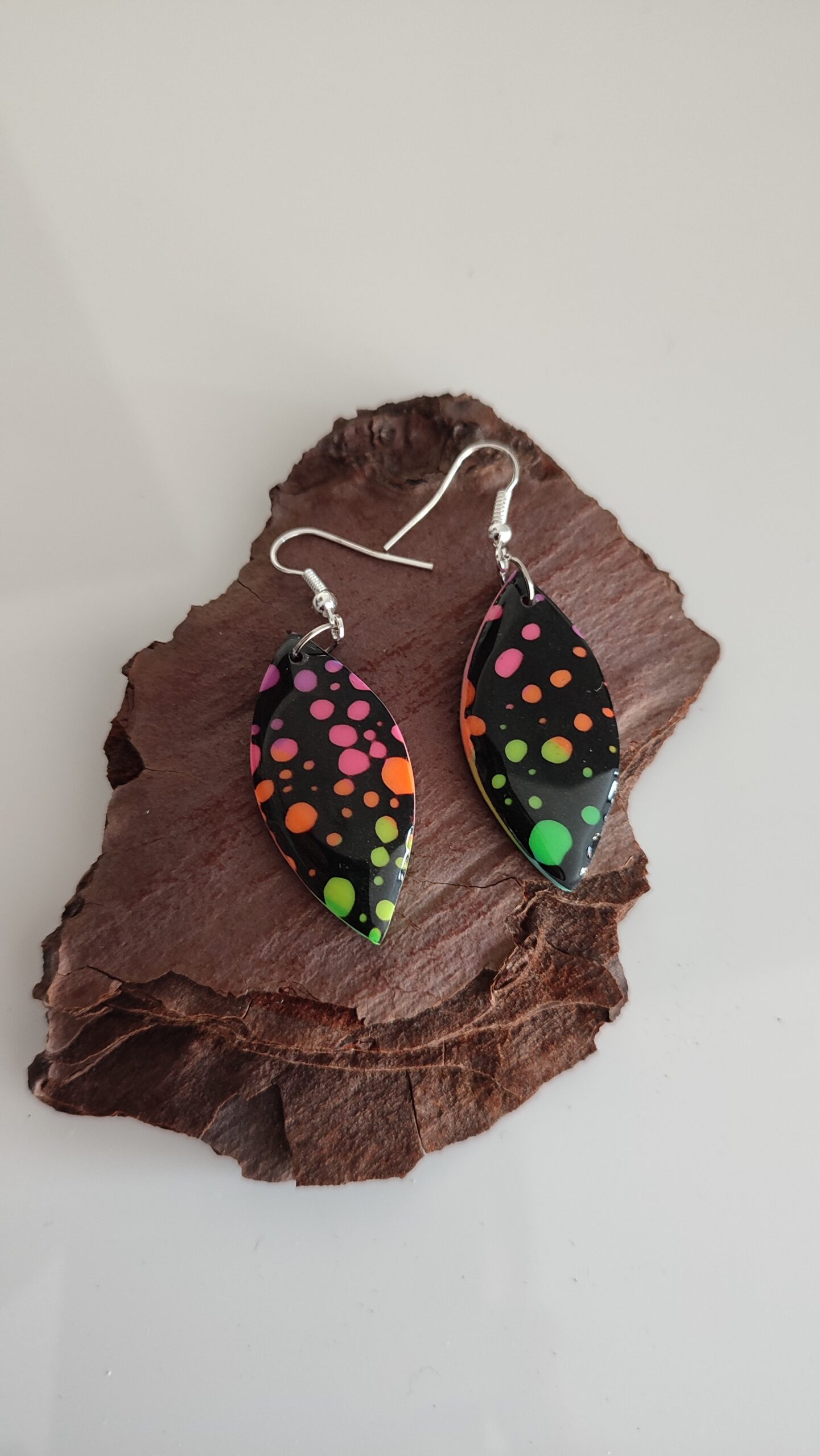 Boucles d'oreilles Arc-en-ciel Lunaire – Image 2