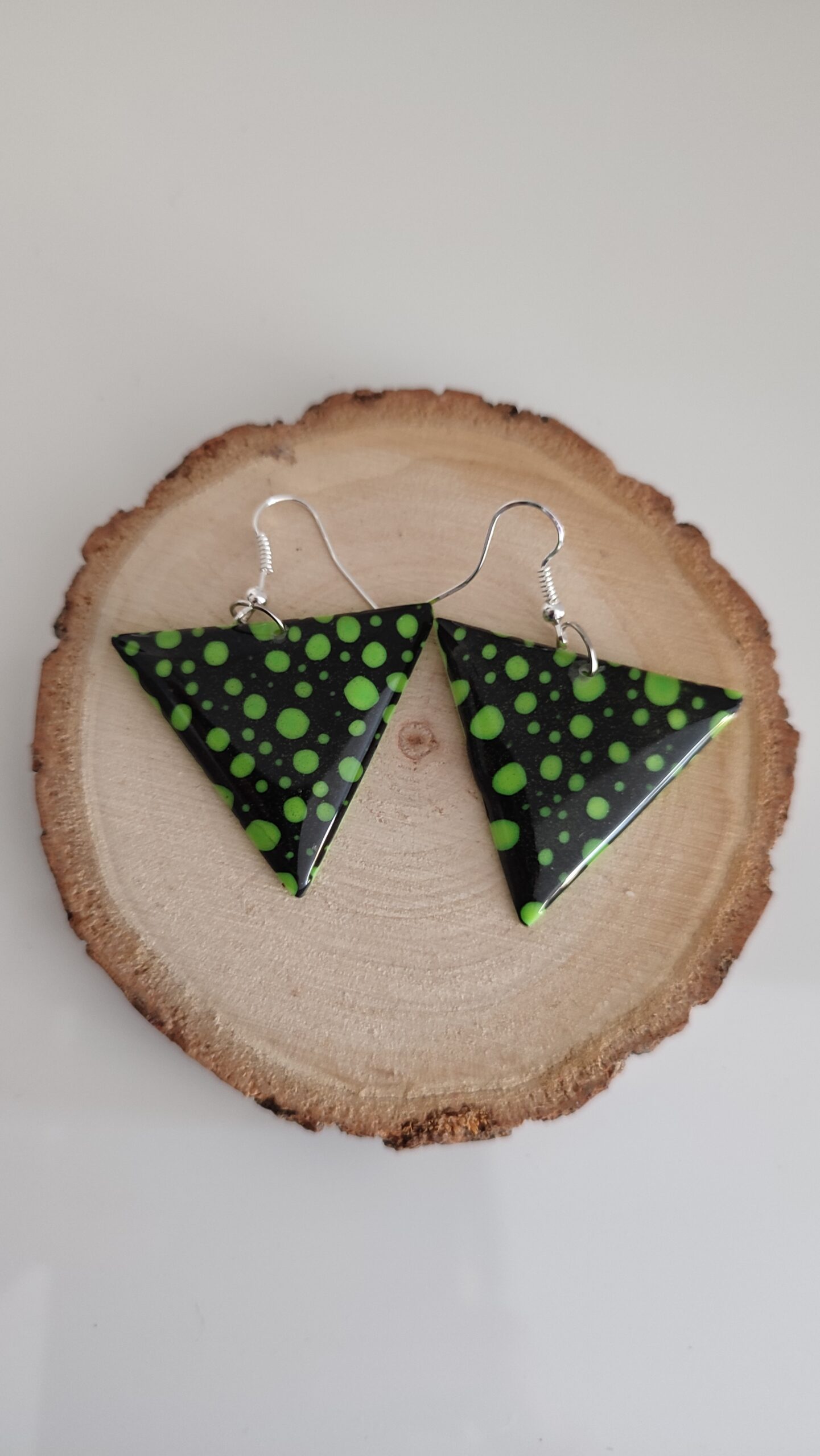Boucles d'oreilles météore style lunaire – Image 2
