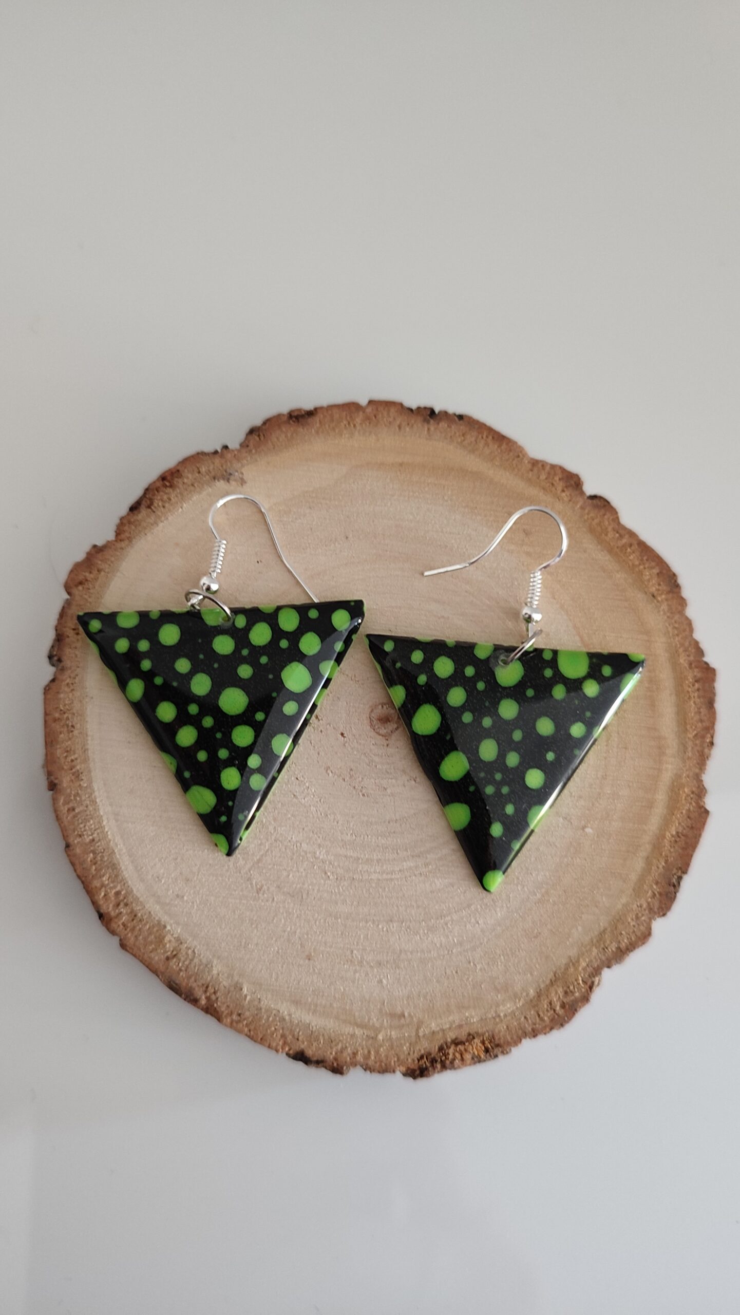 Boucles d'oreilles météore style lunaire – Image 4