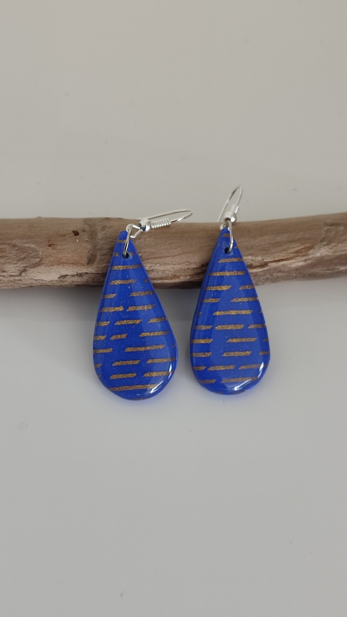 Boucles d'oreilles Saphir Brillant